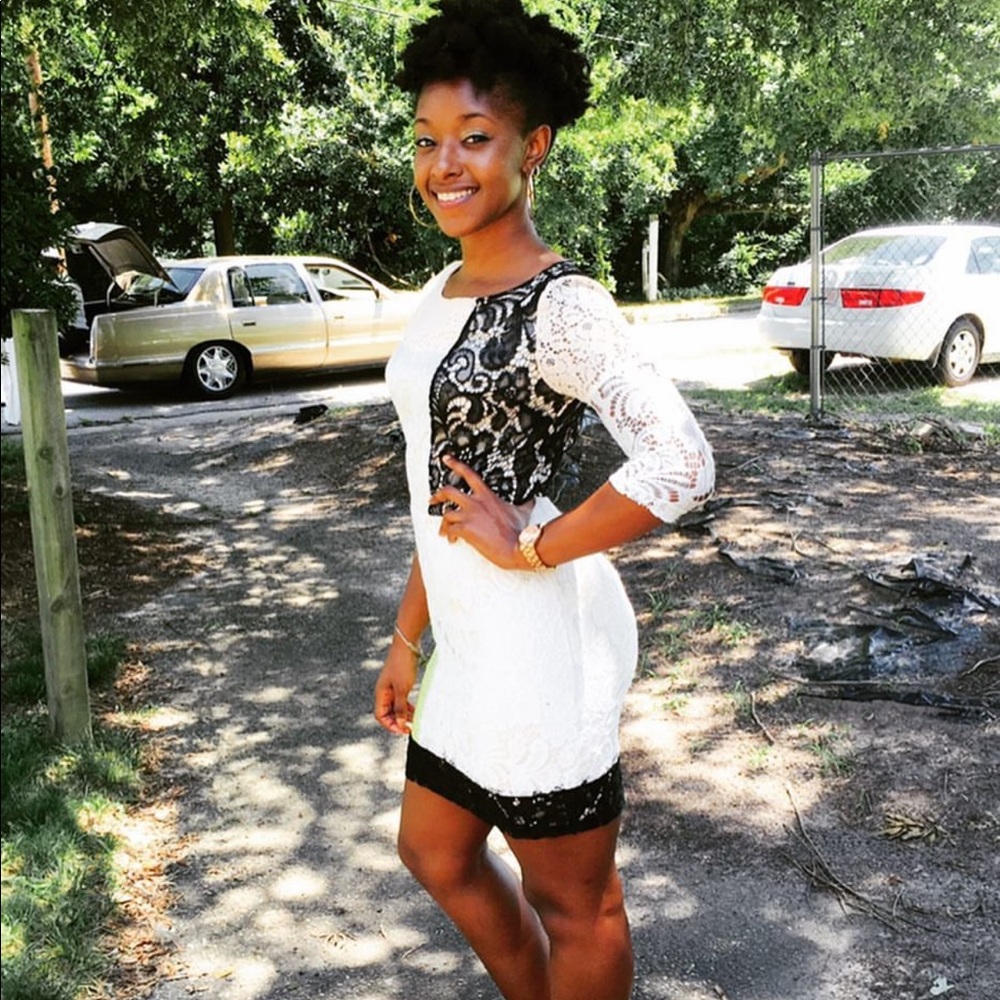 Bar III lace dress